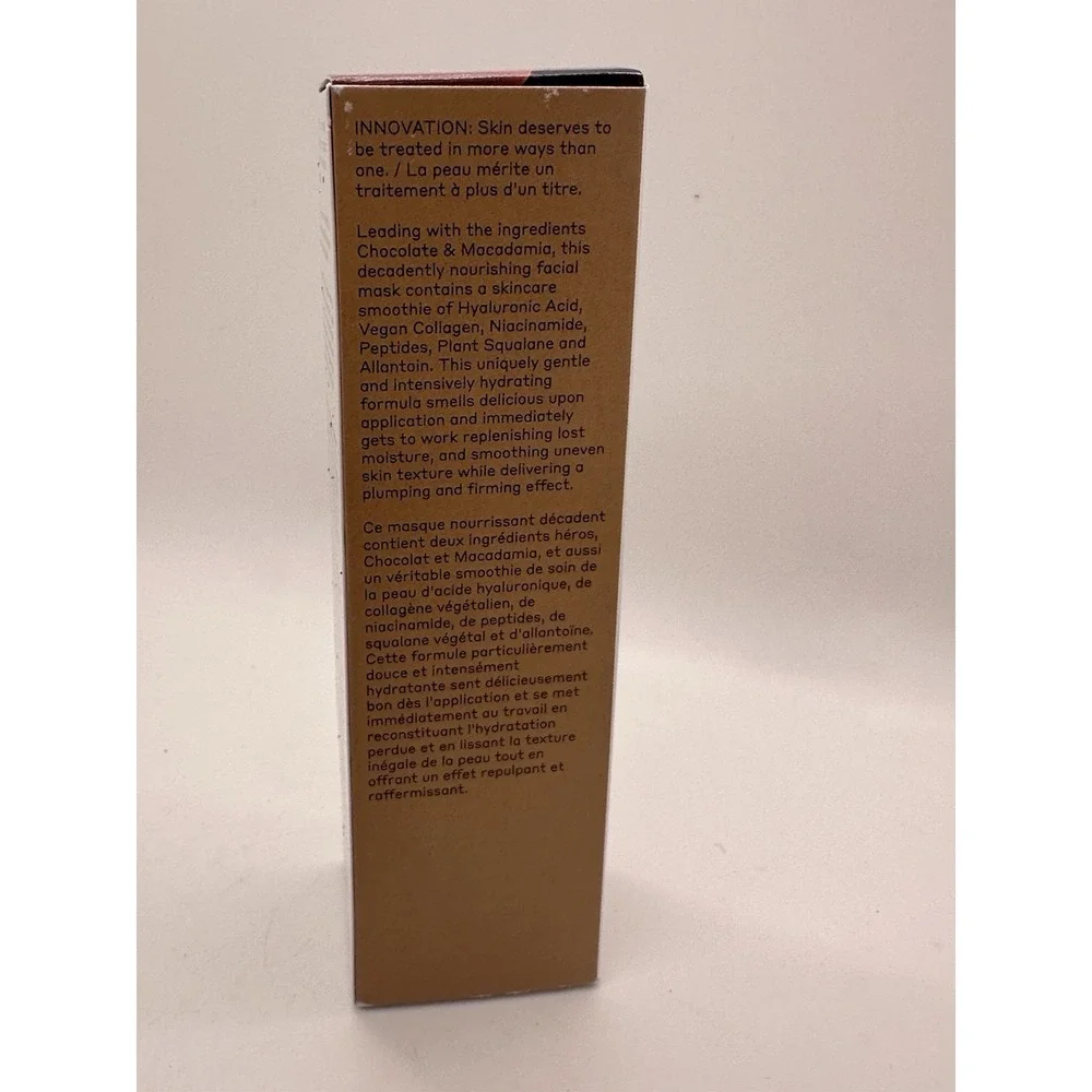 Volition Chocolate Macadamia Hydrating Mask 60mL / 2oz New Sealed Vegan Collagen